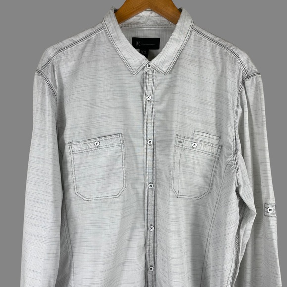 INC International Concepts 100% Cotton Long Sleeve with Front Pockets in XXL - Picture 6 of 11